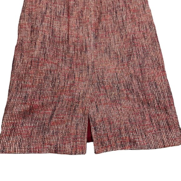 Boden Tweed Sheath Dress Short Sleeve Knee Length Size 4L Women's - Picture 9 of 12